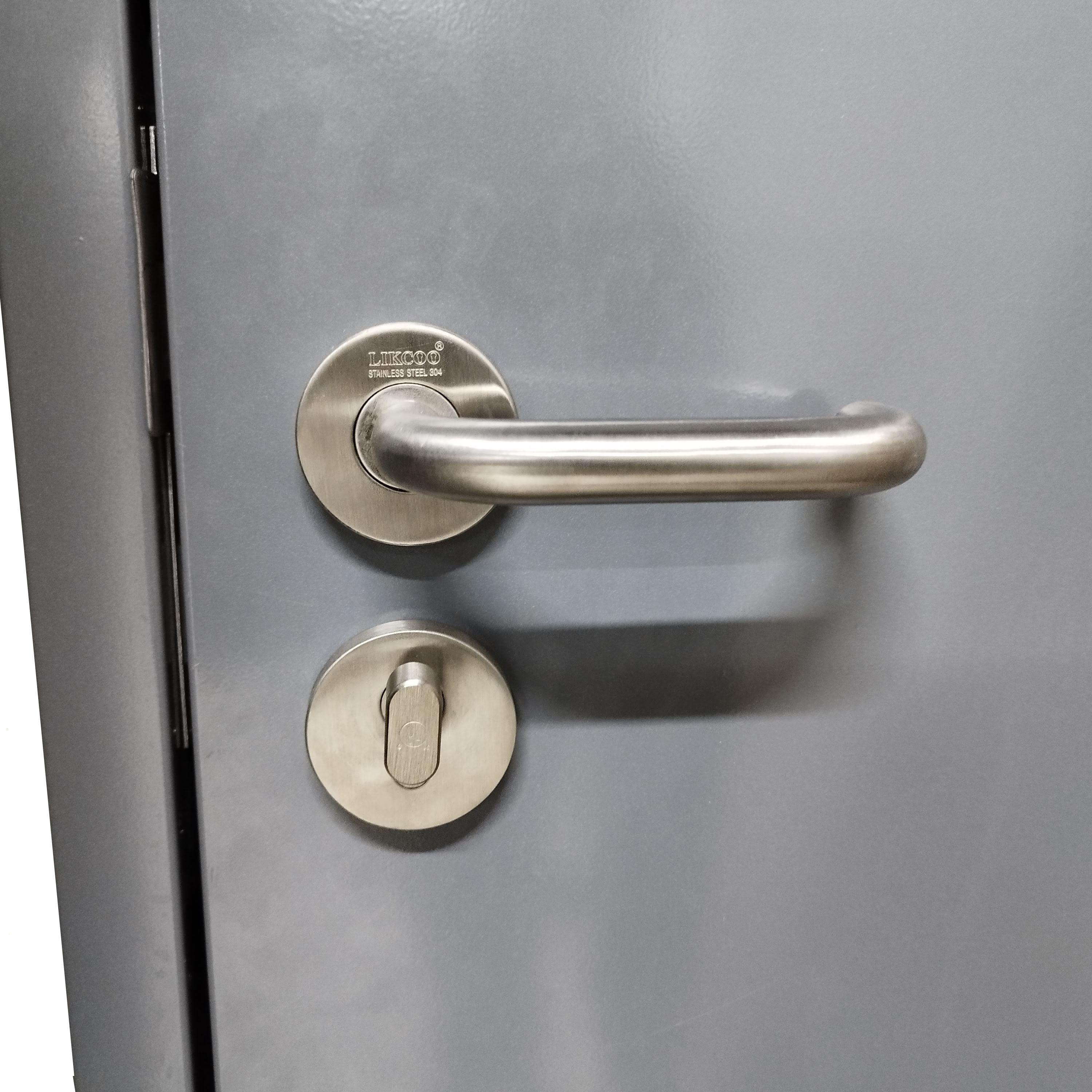 Puerta de Acero, puerta de seguridad aprueba de fuego F60 80x200cm - Izquierda-2