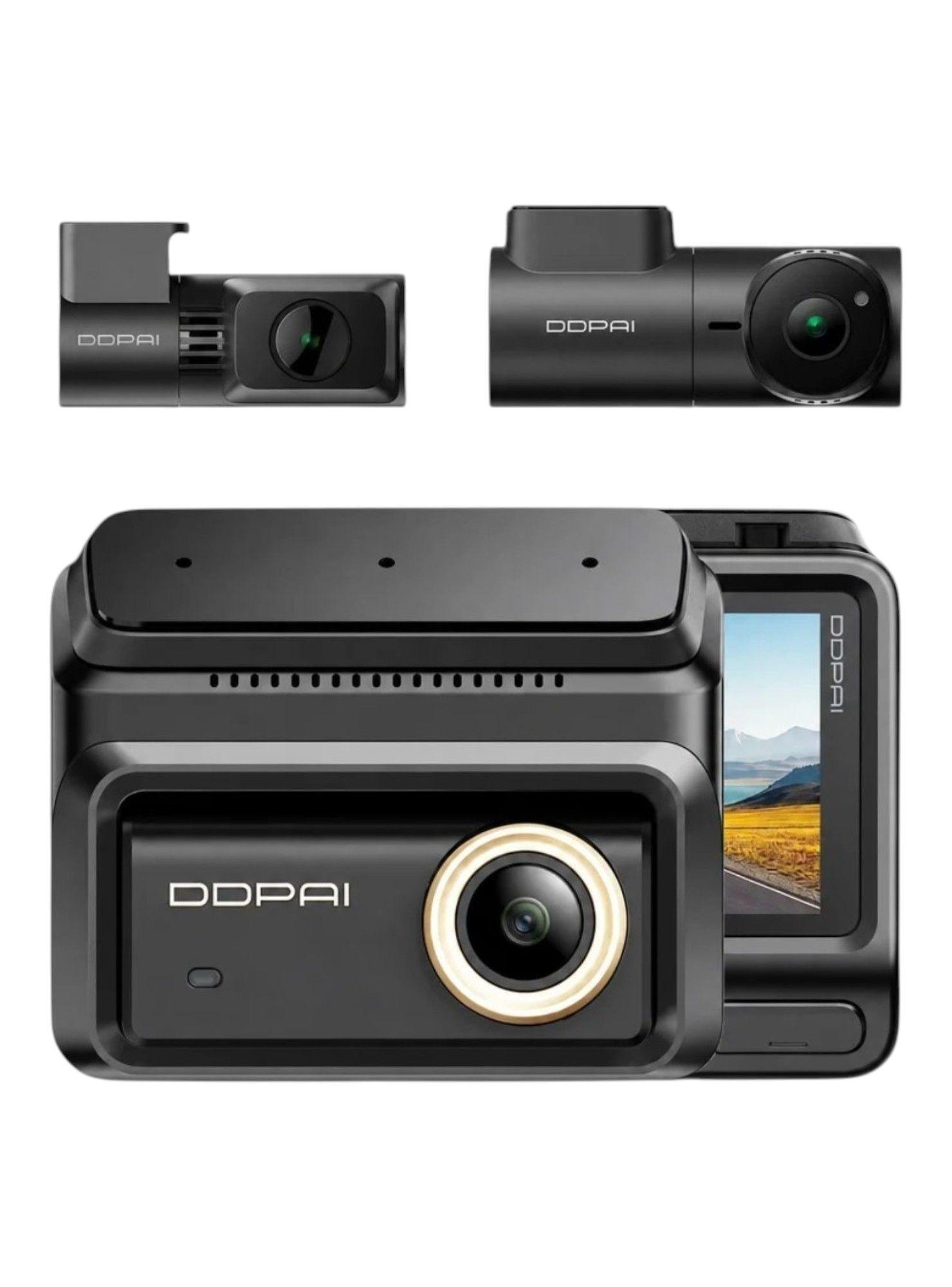 Cámara Para Vehículo DDPAI Z90 Pro 3CH 4K/3K/2K Sony STARVIS 2 HDR GPS WiFi 5GHz 64gb eMMC-0