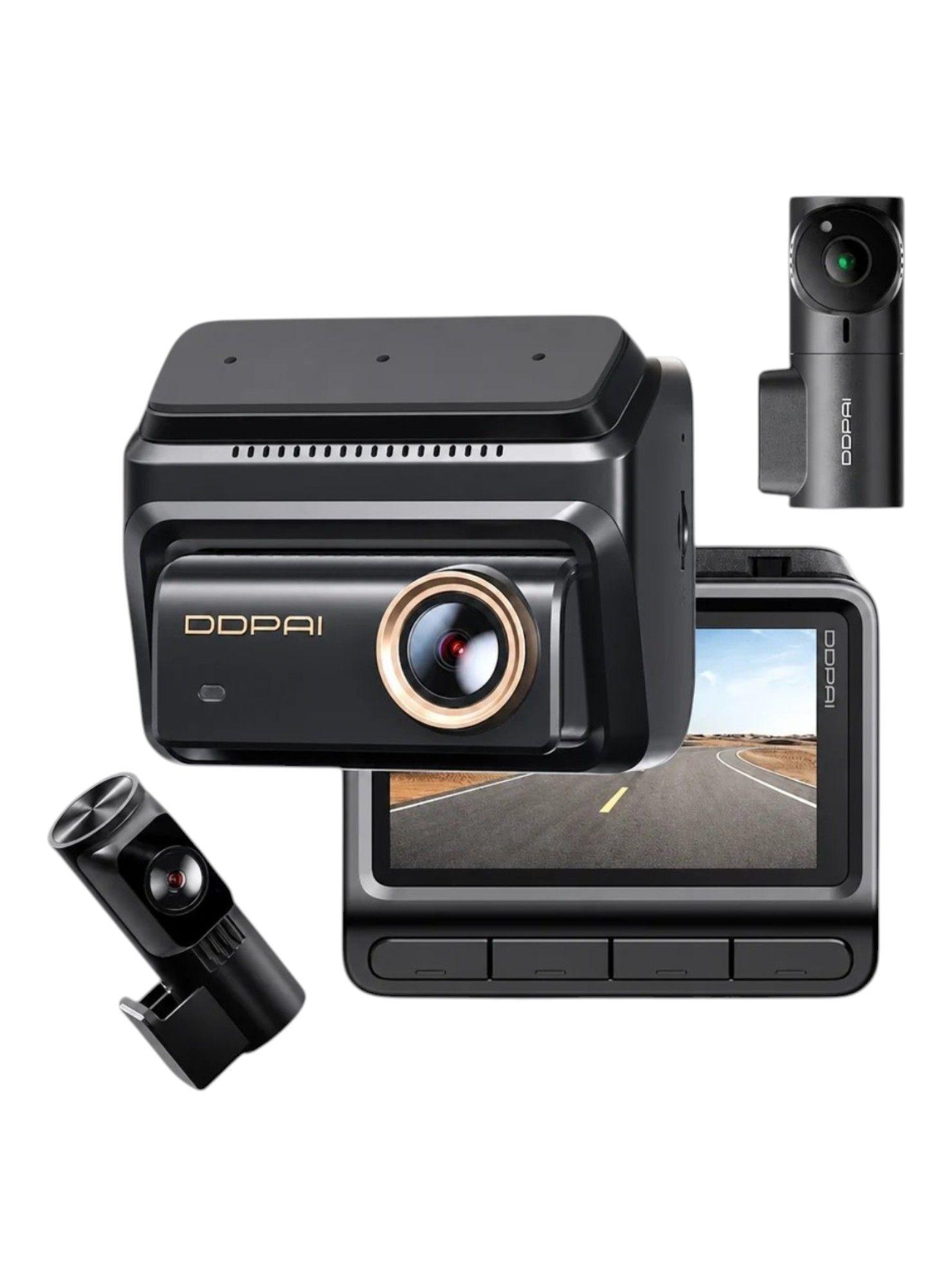 Cámara Para Vehículo DDPAI Z90 Pro 3CH 4K/3K/2K Sony STARVIS 2 HDR GPS WiFi 5GHz 64gb eMMC-2