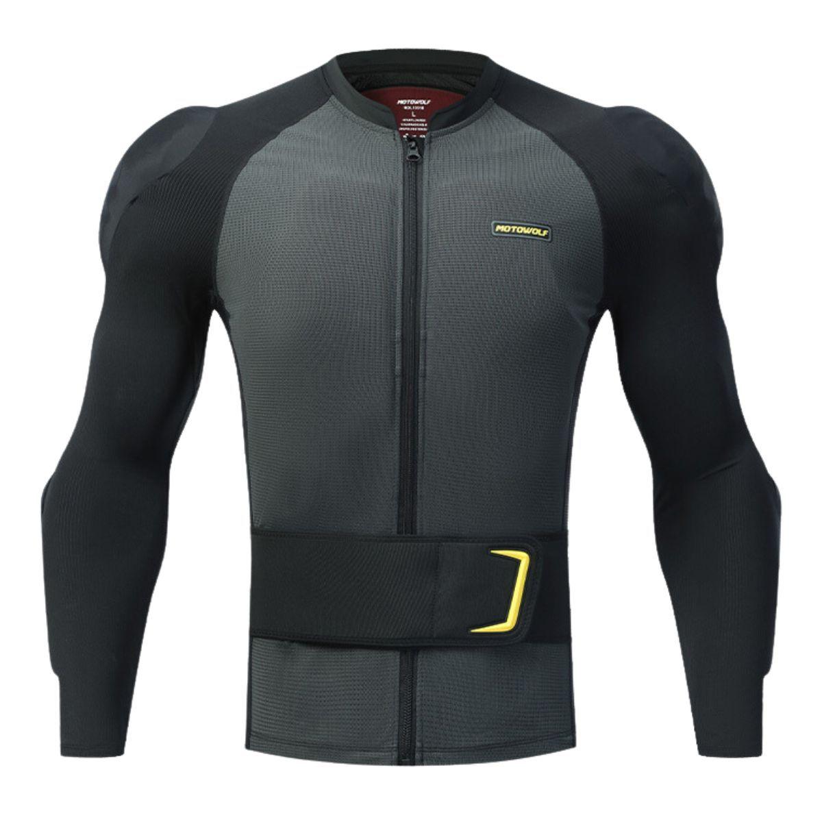 Chaqueta Ajustada Armadura para motociclismo Motowolf 1031B-BK-0
