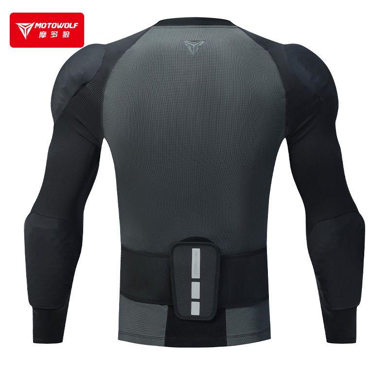 Chaqueta Ajustada Armadura para motociclismo Motowolf 1031B-BK-2