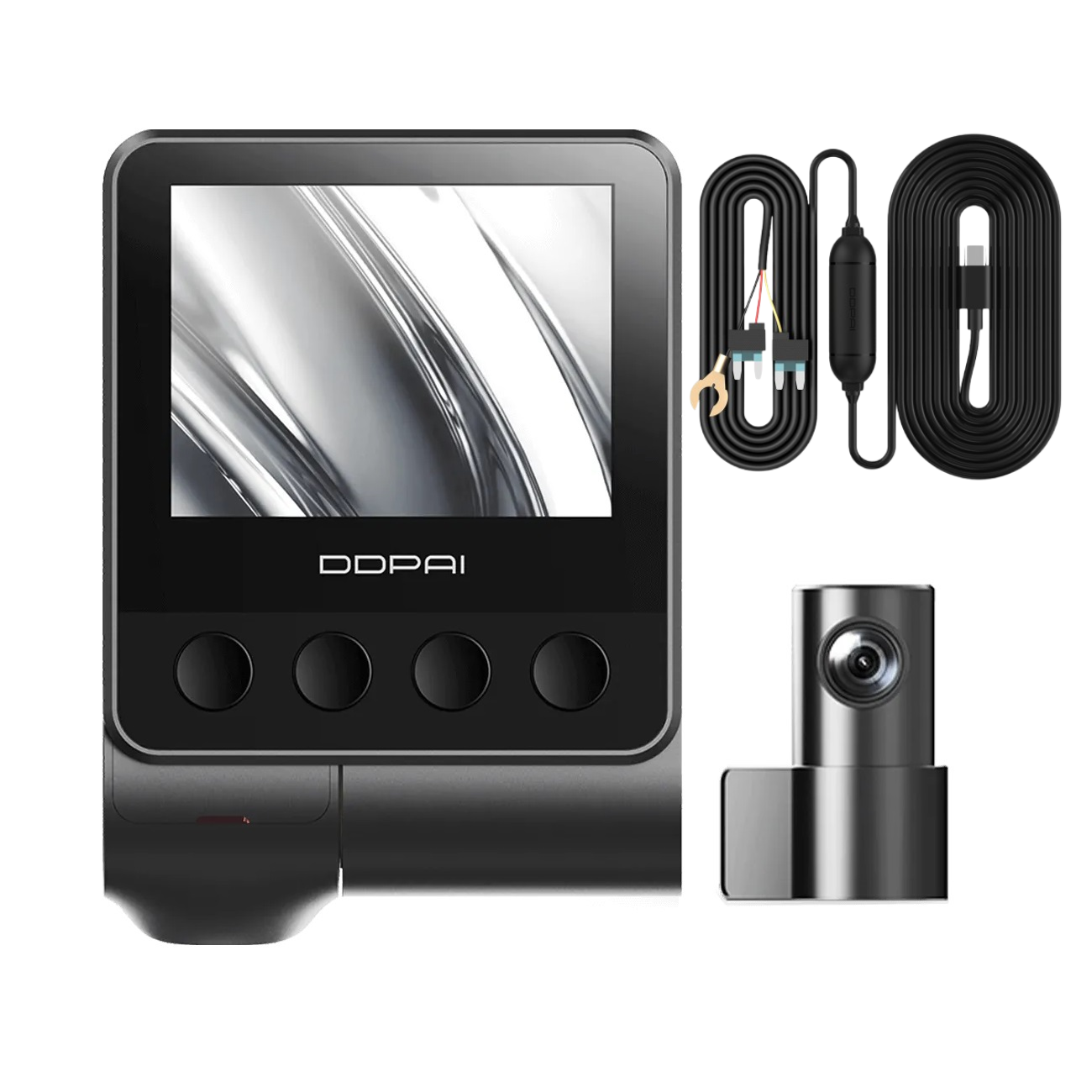 Cámara de vehículo dual 4K GPS ADAS DDPAI Z50 + Kit DDPAI A_HC12-2