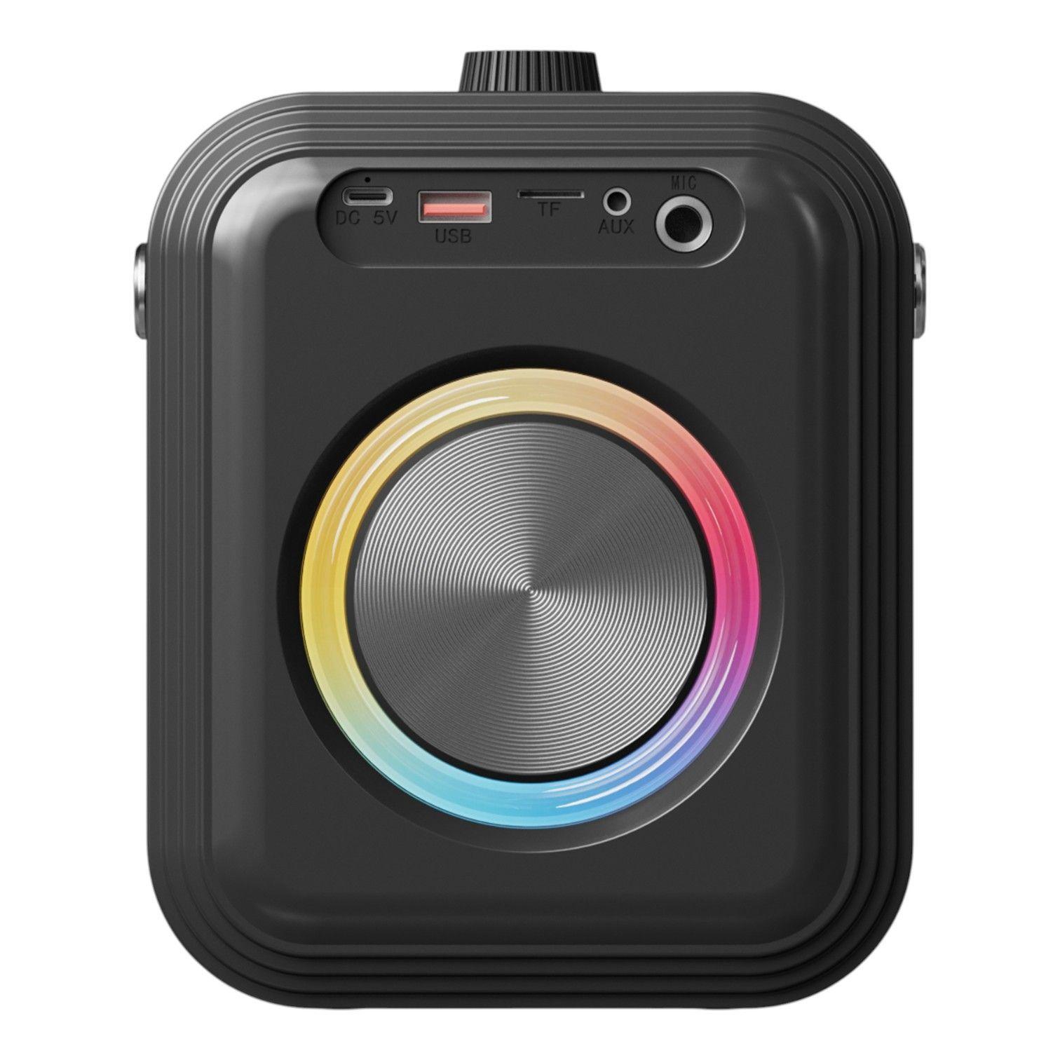 Parlante Altavoz Bluetooth 5.3 Karaoke 1Mic 30W 5000mAh IPX7 TWS SODLK K12-2
