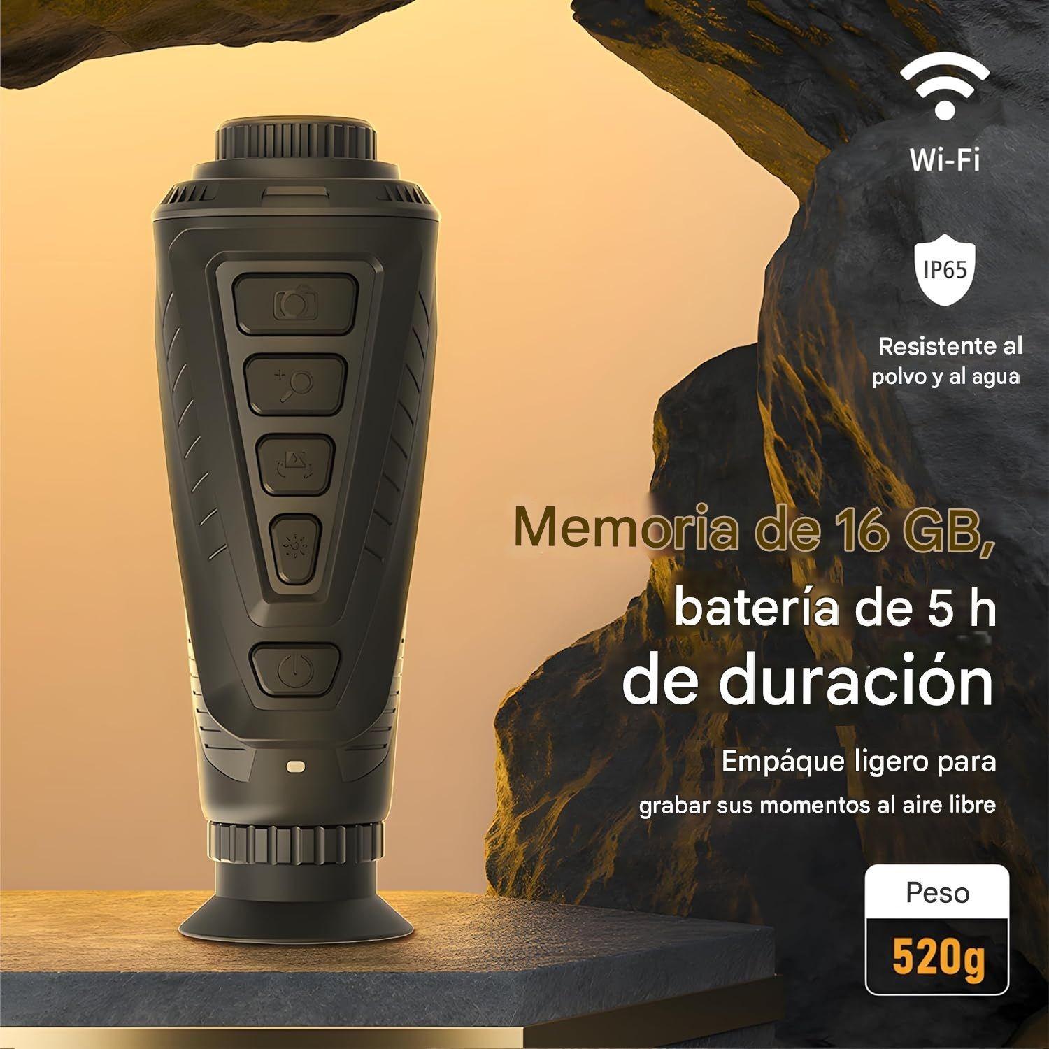 Visor Térmico Profesional HTI HT-A16 35mm Monocular + Monitor LCD-4