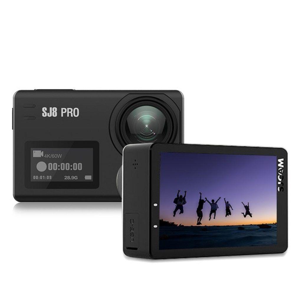 Pack Cámara Deportiva SJCAM SJ8 PRO 4K 60FPS Dual 5G Estabilizador giroscópico 2 Baterias-3