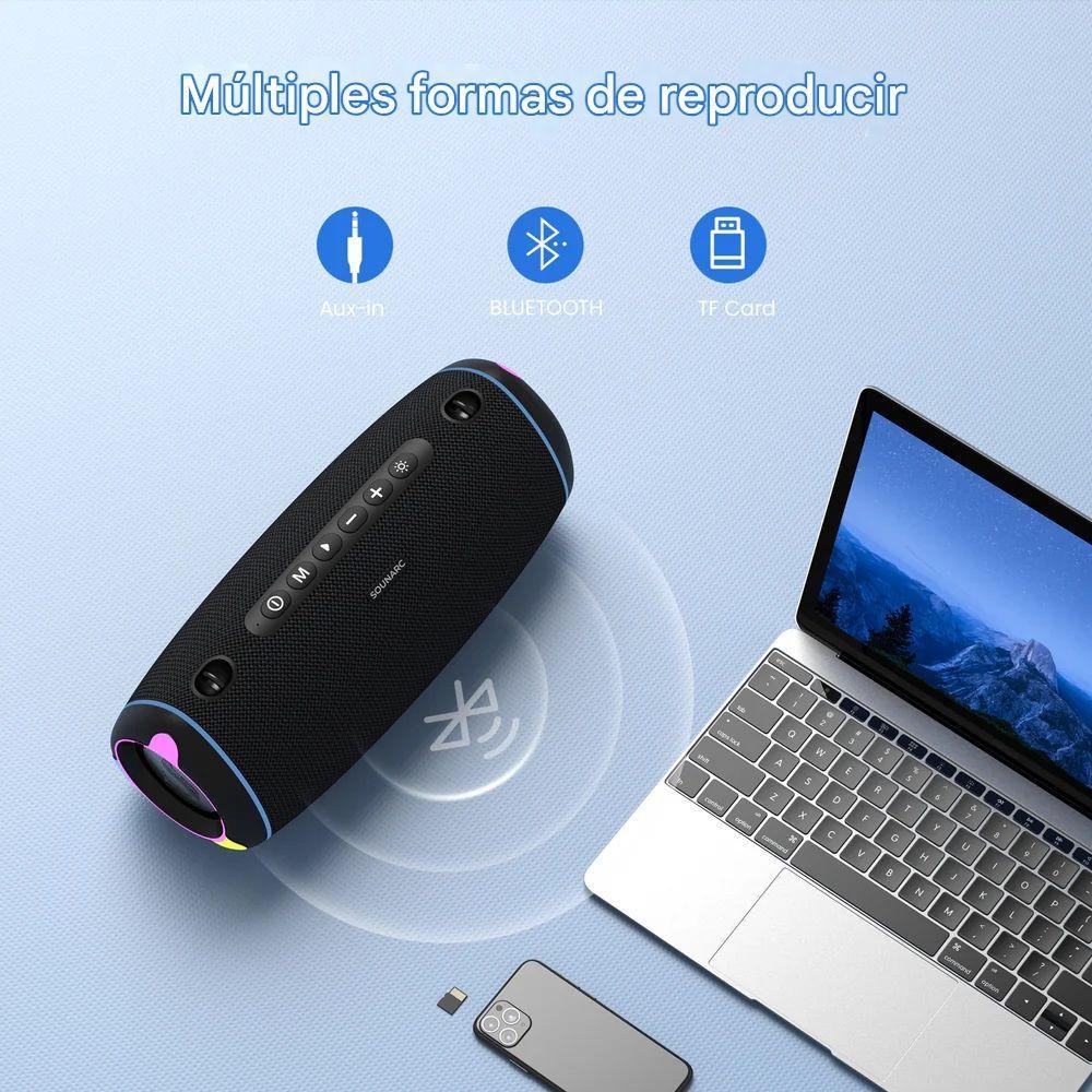 Parlante de exterior Bluetooth 60W IPX6 Sounarc R2-7