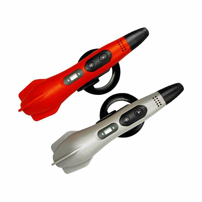 Lapiz impresora 3D Misil Smaffox SMA-2 + 54mts Filamentos - Gris-2