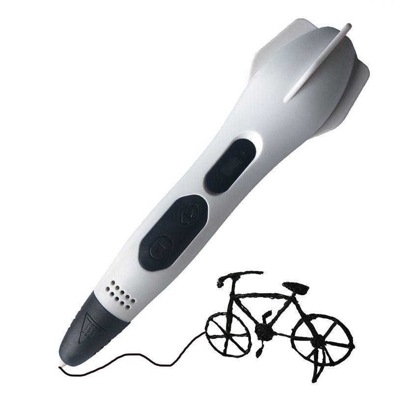 Lapiz impresora 3D Misil Smaffox SMA-2 + 54mts Filamentos - Gris-3