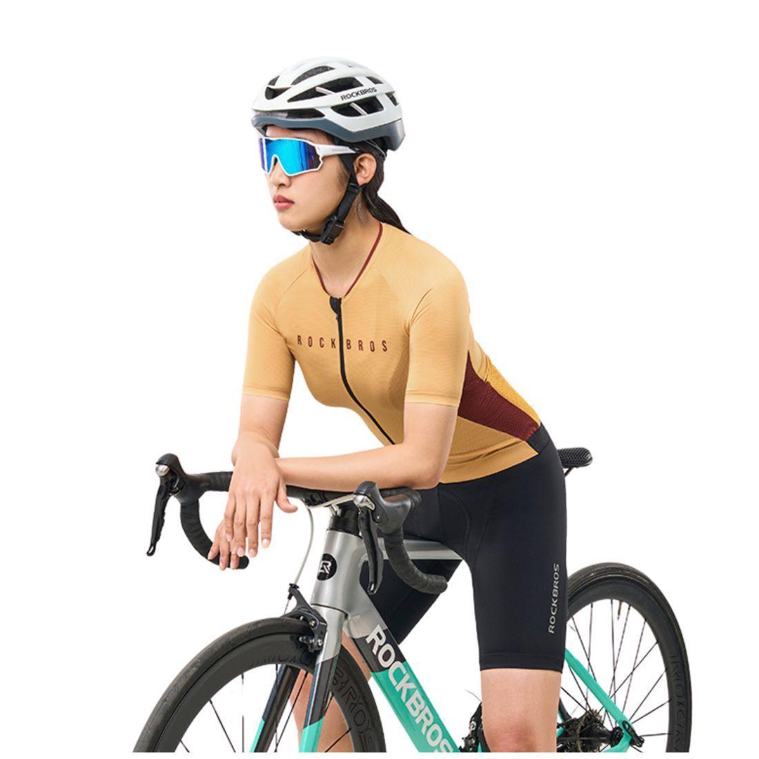 Calza corta short ciclismo mujer Rockbros RK1008NB-9