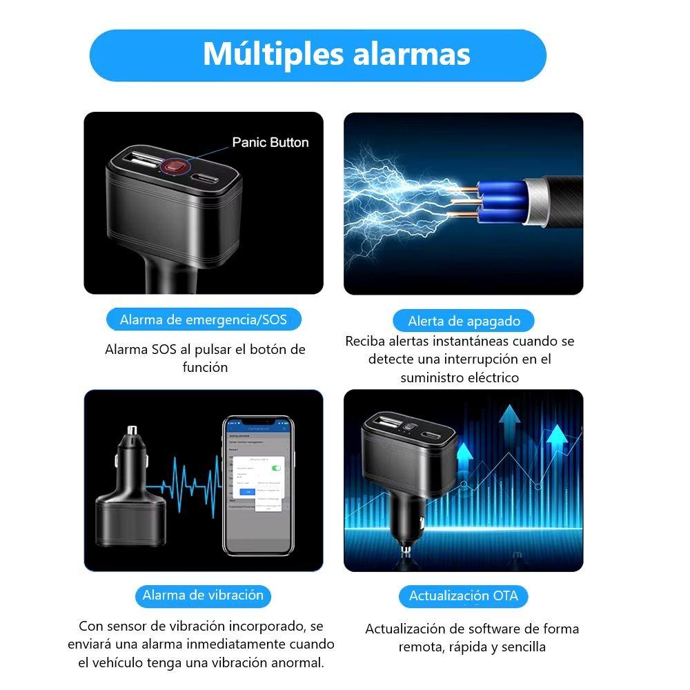 Rastreador GPS y cargador TKSTAR TK818 4G GPS tracker 2 en 1-7