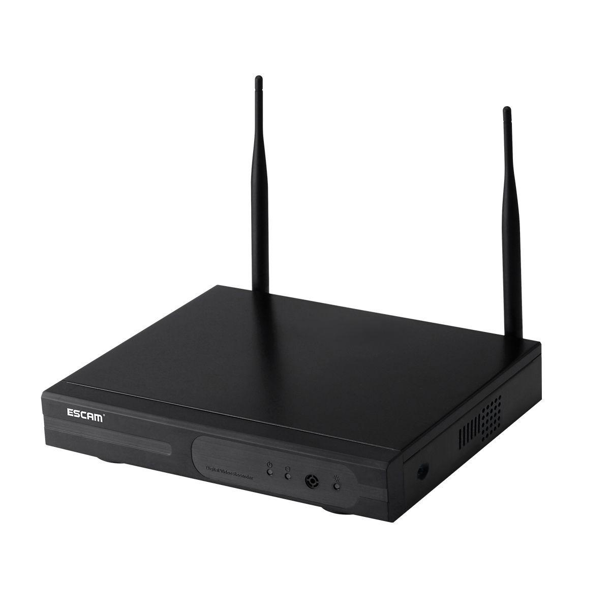 Kit NVR 4 Cámaras de seguridad IP Wifi 1296P Escam WNK404 3MP-4