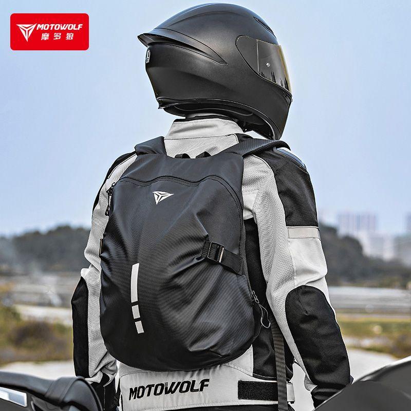 Mochila para Casco Motociclismo Motowolf MDL0726-4