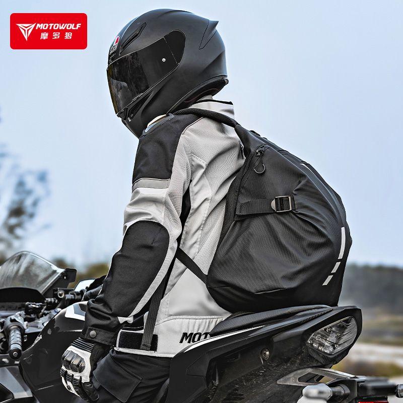Mochila para Casco Motociclismo Motowolf MDL0726-6