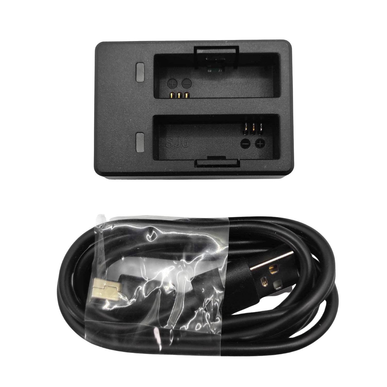 Cargador de baterías DUAL para cámaras deportivas SJCAM SJ6 Legend / SJ6 pro-2