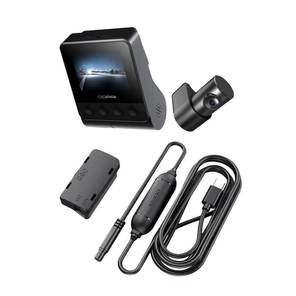 Pack Cámara de vehículo dual 2.7K 5MP GPS ADAS DDPAI Z40 + Kit OBD DDPAI DC001-0
