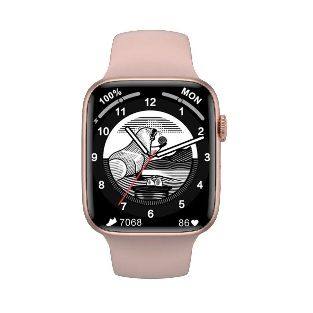 Smartwatch DT NO.1 7 Reloj Inteligente Bluetooth llamadas - rosa-3