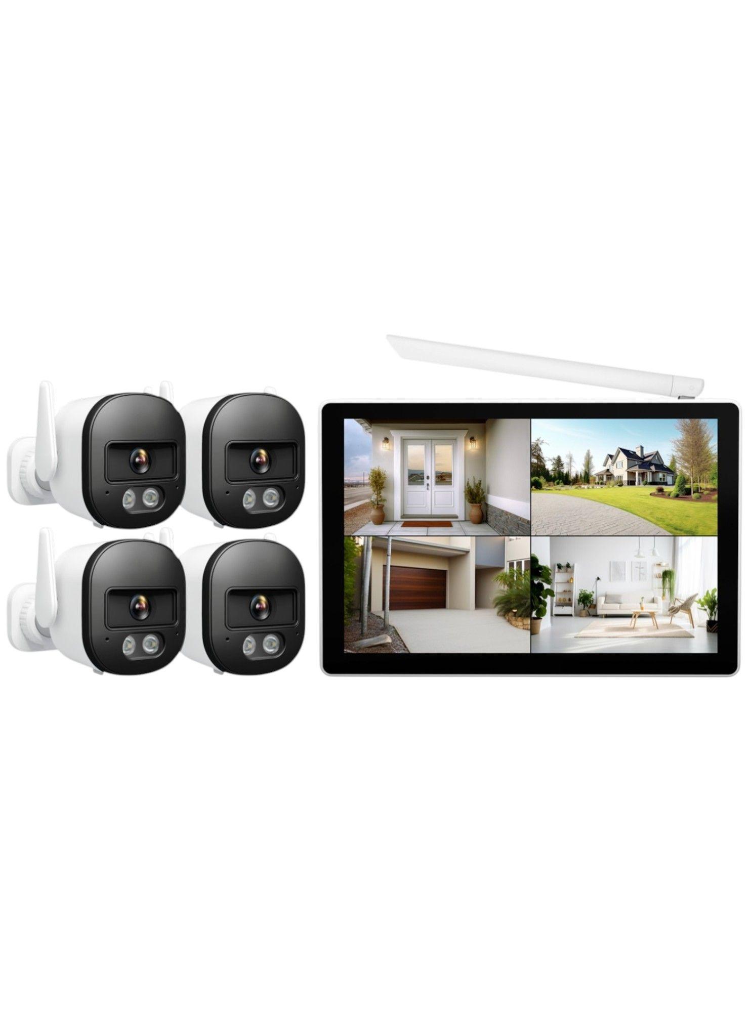 Kit NVR SriHome NVS010 4 Cámaras WiFi IPC056-2