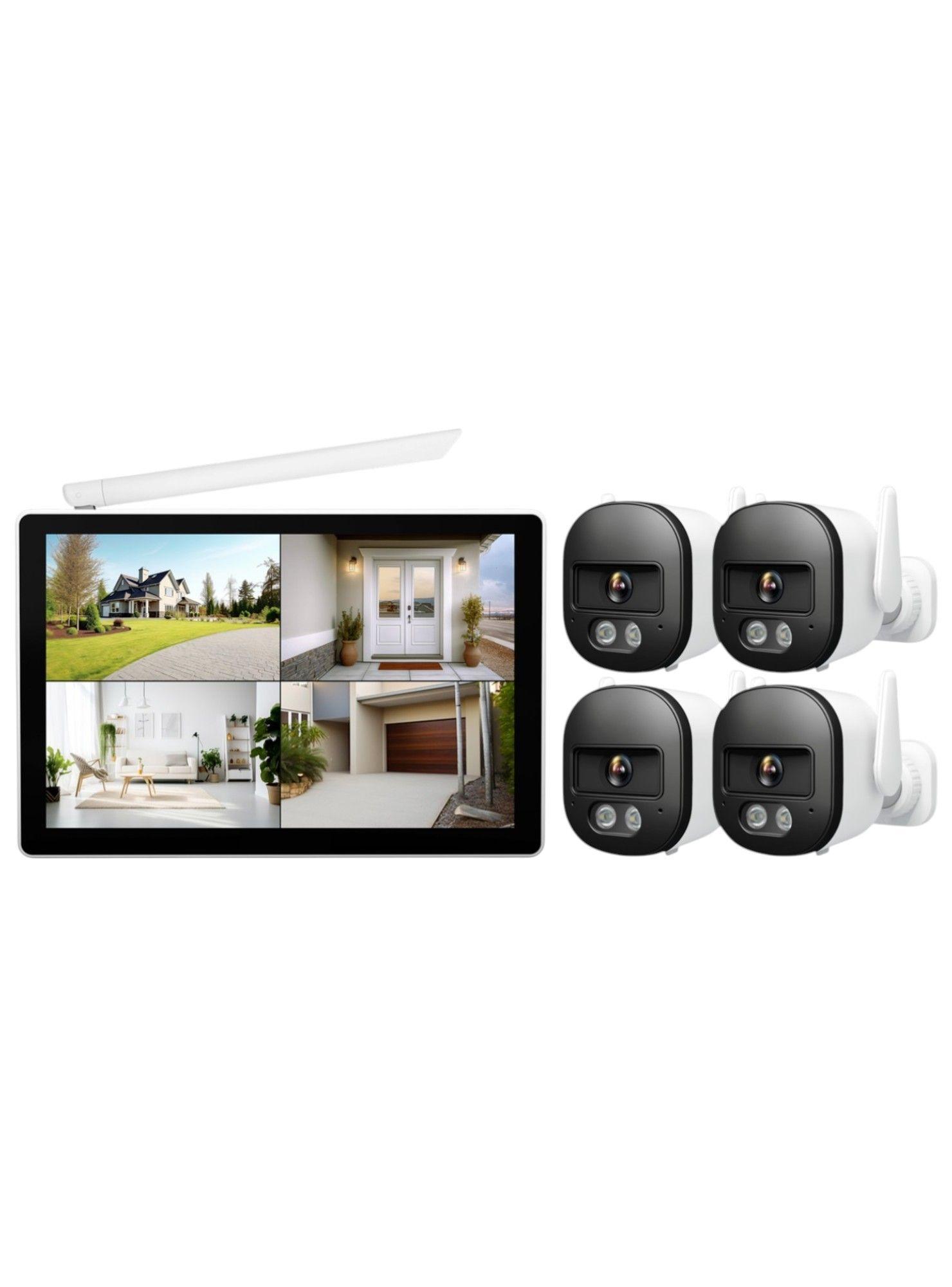 Kit NVR SriHome NVS010 4 Cámaras WiFi IPC056-3