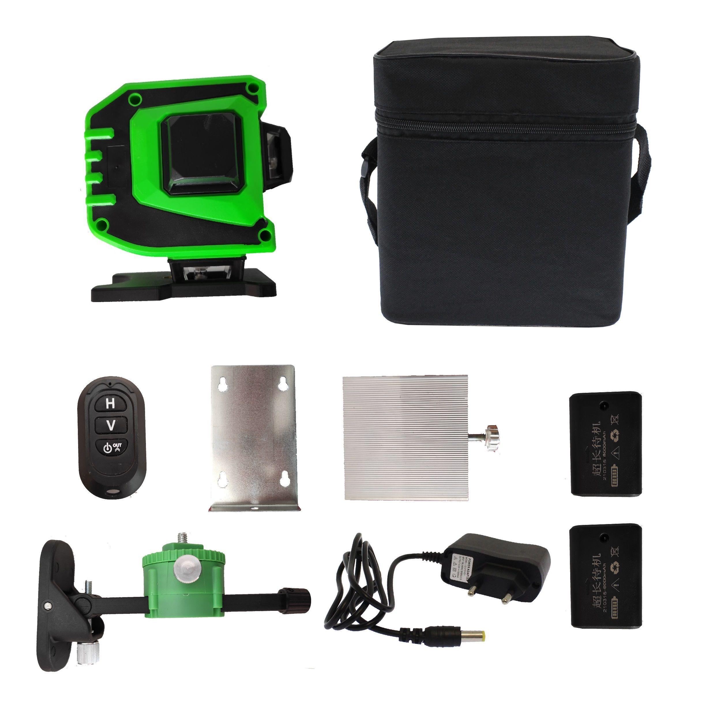 Nivel Laser 12 líneas Autonivelante 360 Horizontal y vertical TD12-5