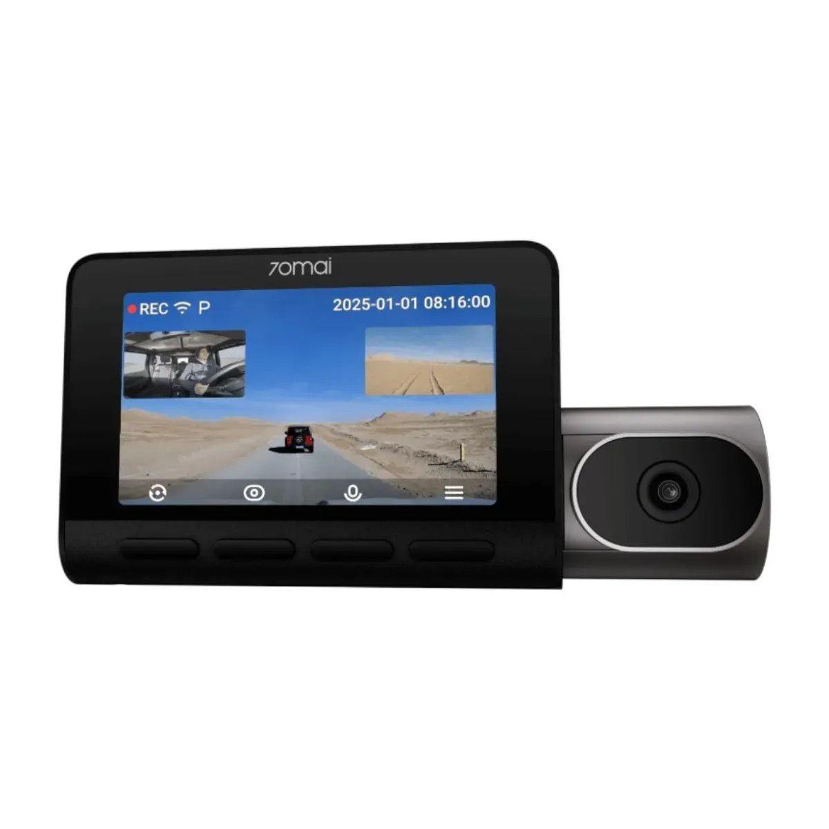 70mai T800 Cámara Vehicular Triple Canal HDR 4K/1080p/1080p con WiFi 6, GPS, IA y MicroSD 128GB-7