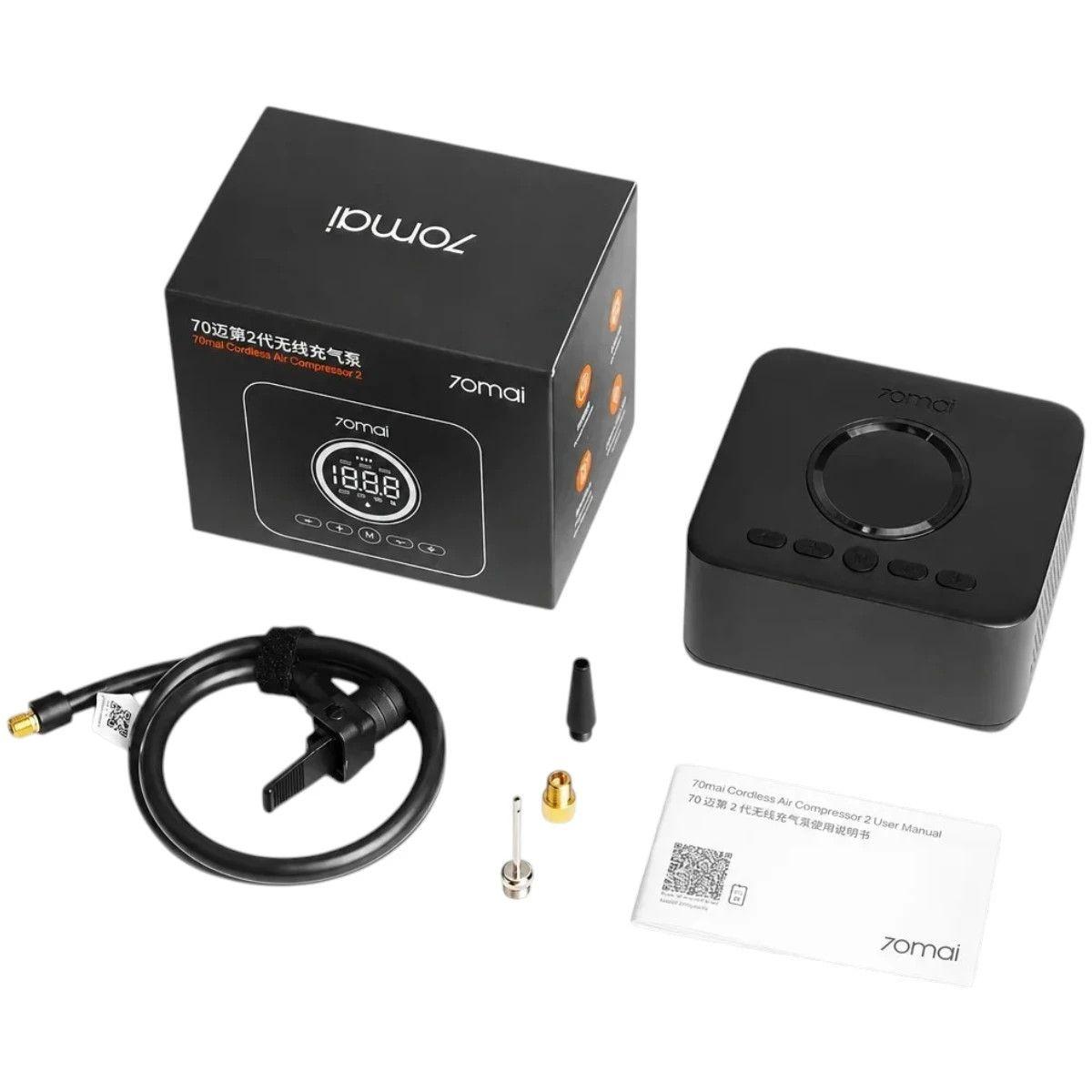 Compresor de Aire Portátil Inalámbrico 70mai TP07 150 PSI 12 L/min 2.600 mAh Recargable USB-C-3