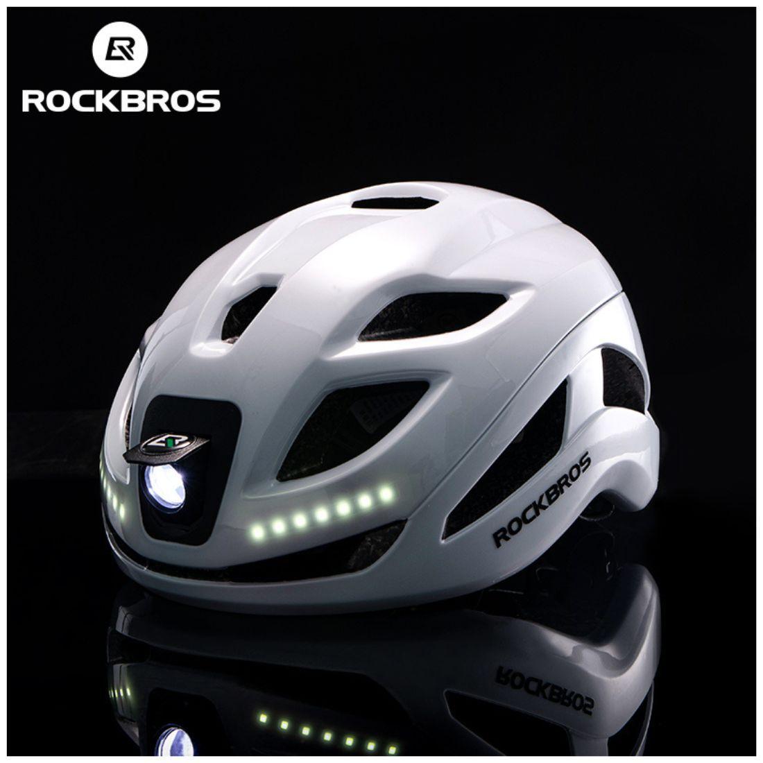 Casco de ciclismo con luces recargable Rockbros ZK-077-8