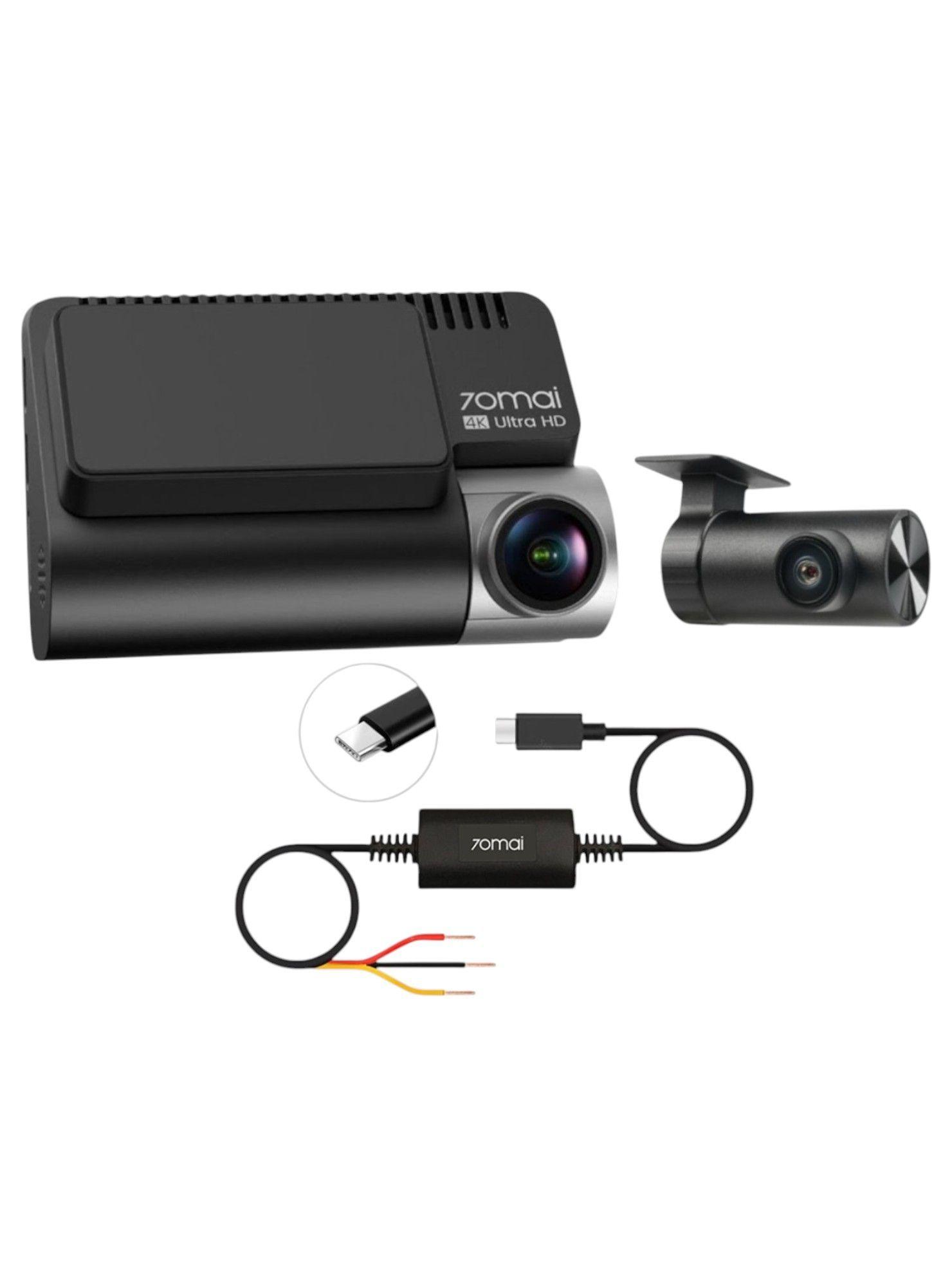 Set 70mai A810S-2 Cámara Para Vehículo Frontal 4K 70mai A810S Trasera RC24 + Kit UP03-0