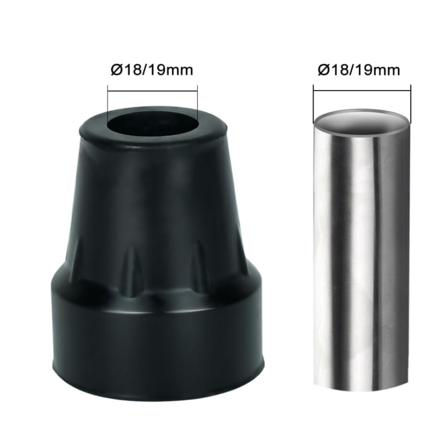 Regatón para Bastón Canadiense 19 mm-4