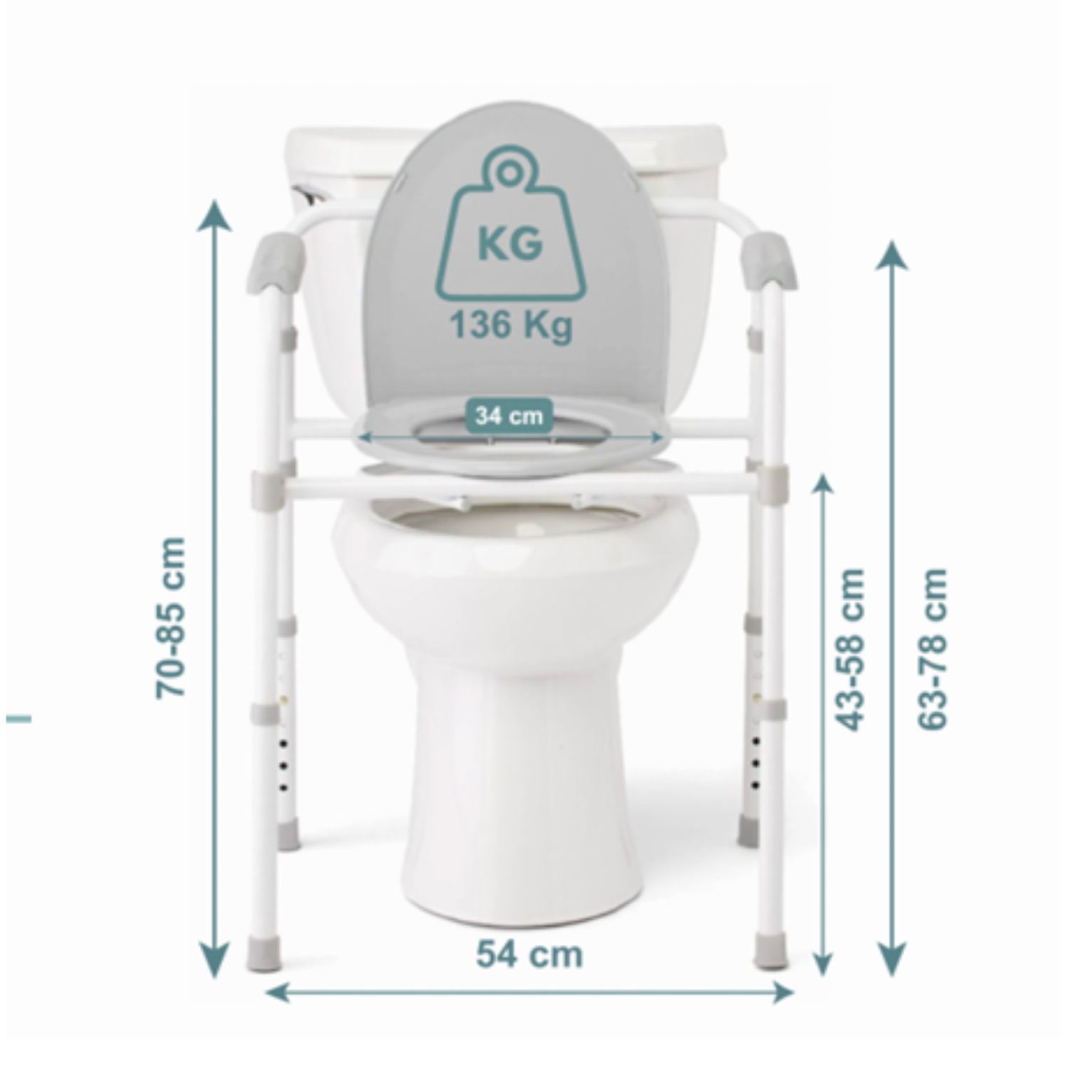 Baño Portatil WC 3 En 1 Para Adulto-5
