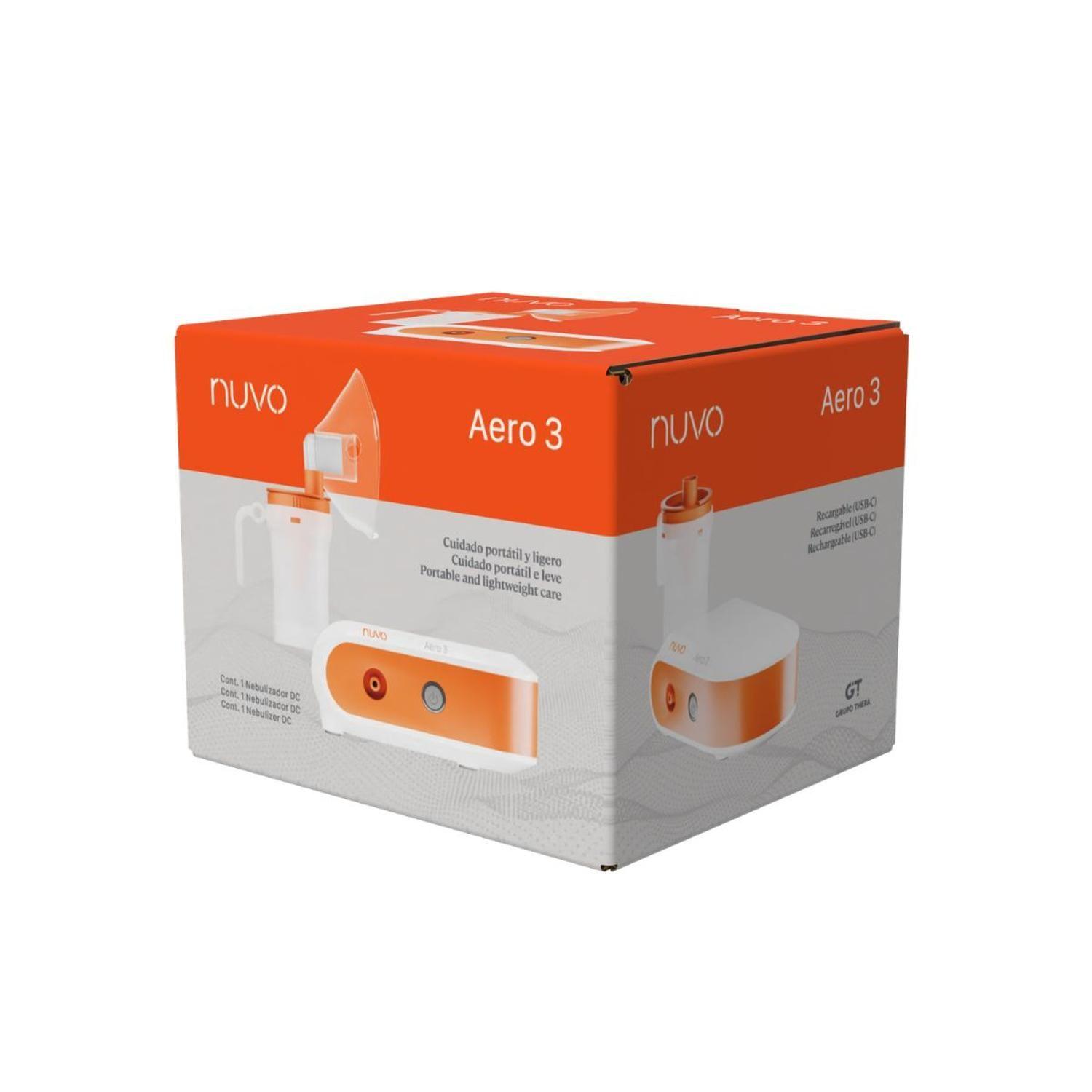 Nebulizador a Compresor Nuvo Aero 3-4