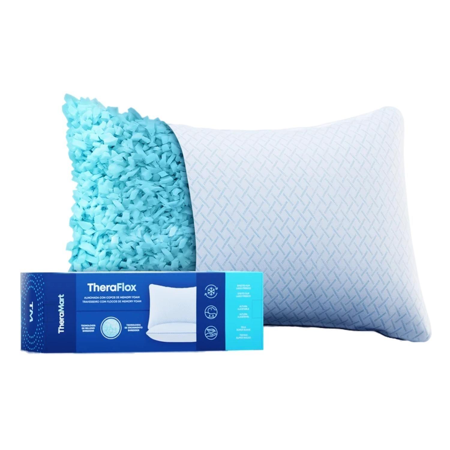 Almohada con copos de gel fresco Theraflox TM120-0