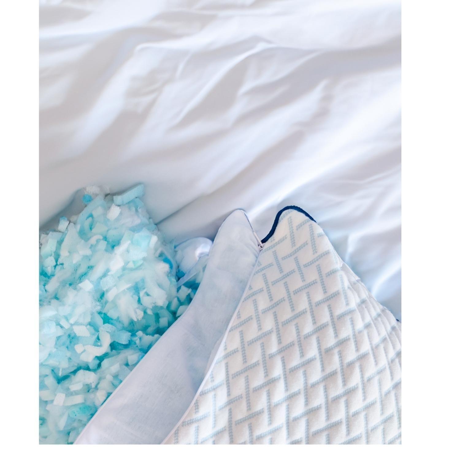 Almohada con copos de gel fresco Theraflox TM120-3