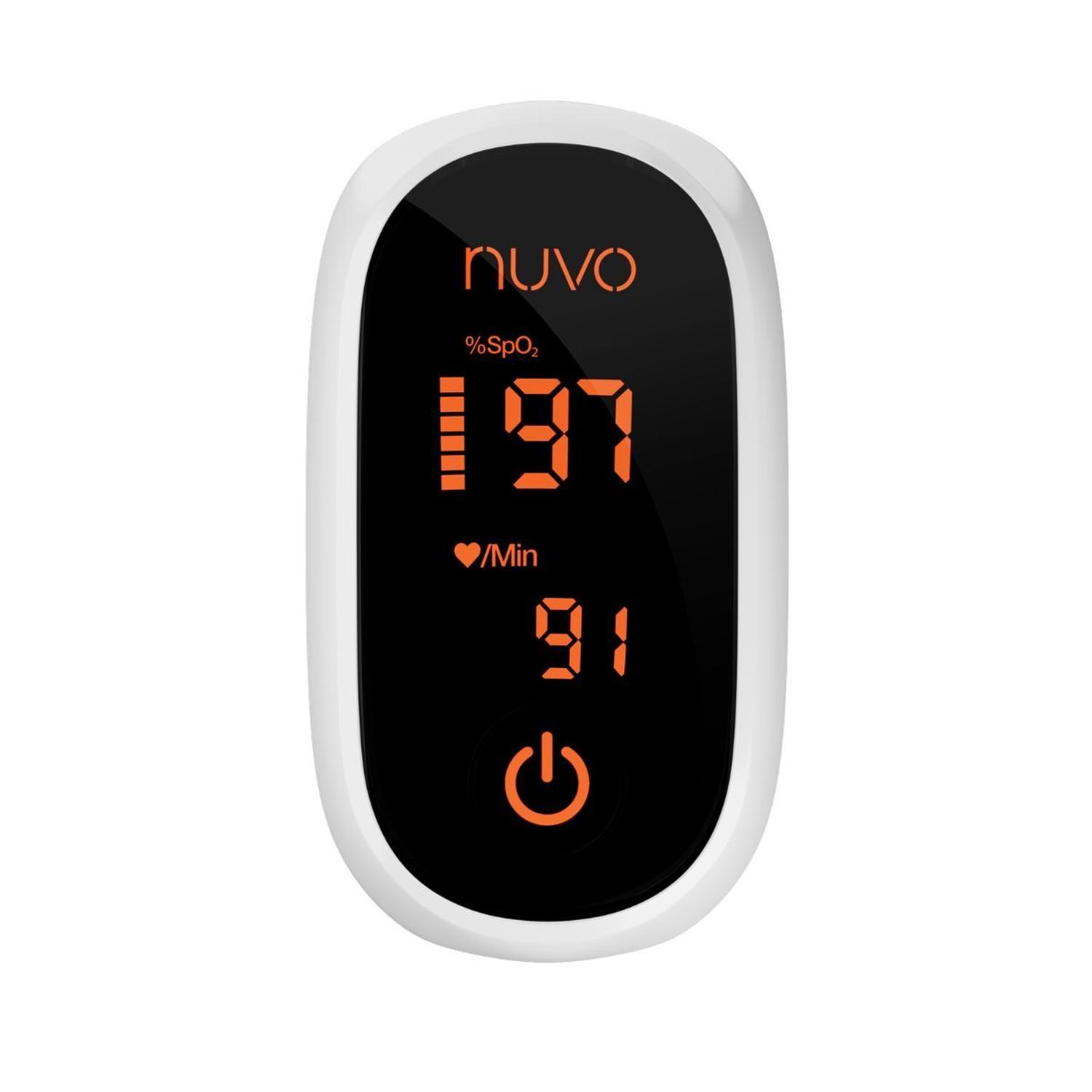 Oximetro de pulso de dedo Nuvo Check 1-0