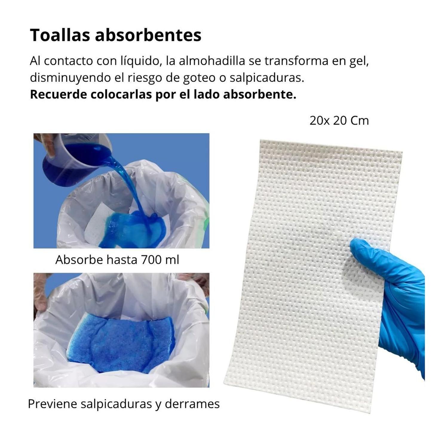 Kit de Chata Urinaria Antiderrame + Apósitos absorbentes-2
