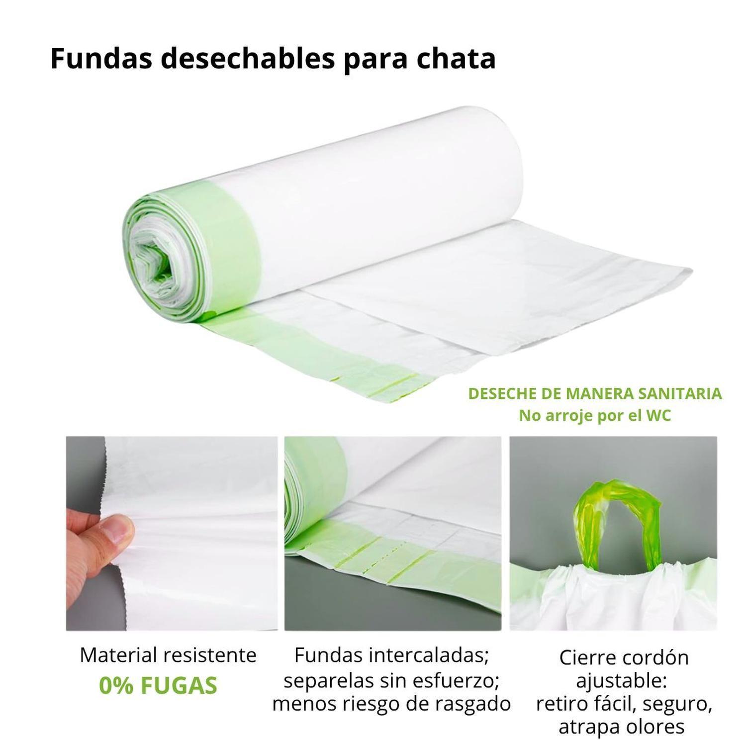 Kit de Chata Urinaria Antiderrame + Apósitos absorbentes-3