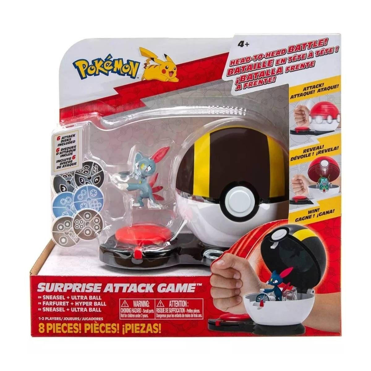 Juego Pokemon Ataque Sorpresa Single Pokebola - Snease-7