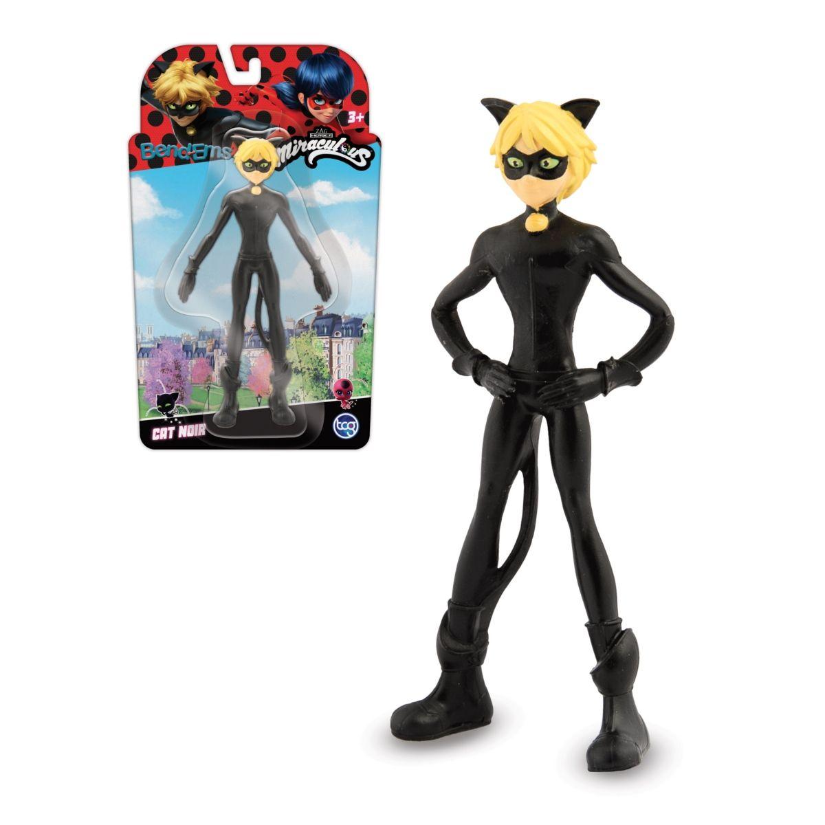 Figura 13 Cms De Goma Flexible Miraculous - Cat Noir-0