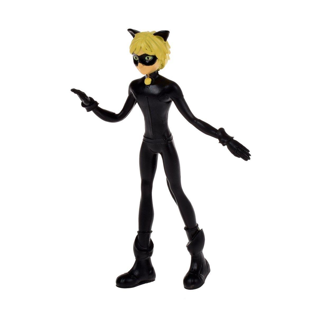 Figura 13 Cms De Goma Flexible Miraculous - Cat Noir-1