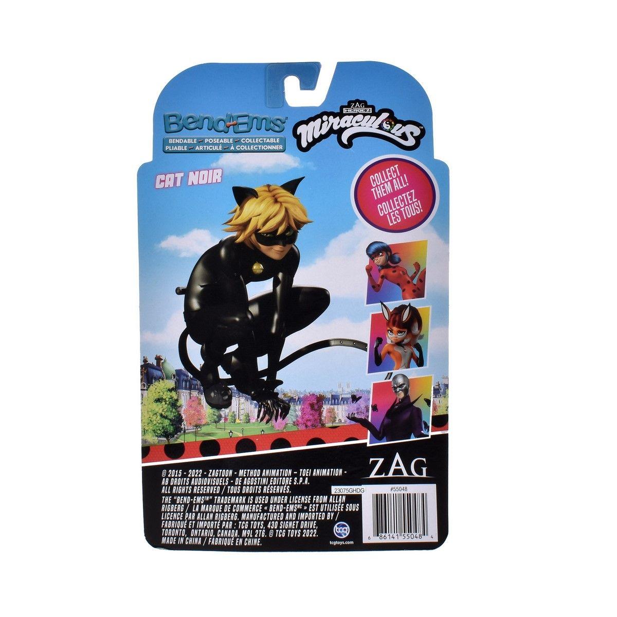Figura 13 Cms De Goma Flexible Miraculous - Cat Noir-3