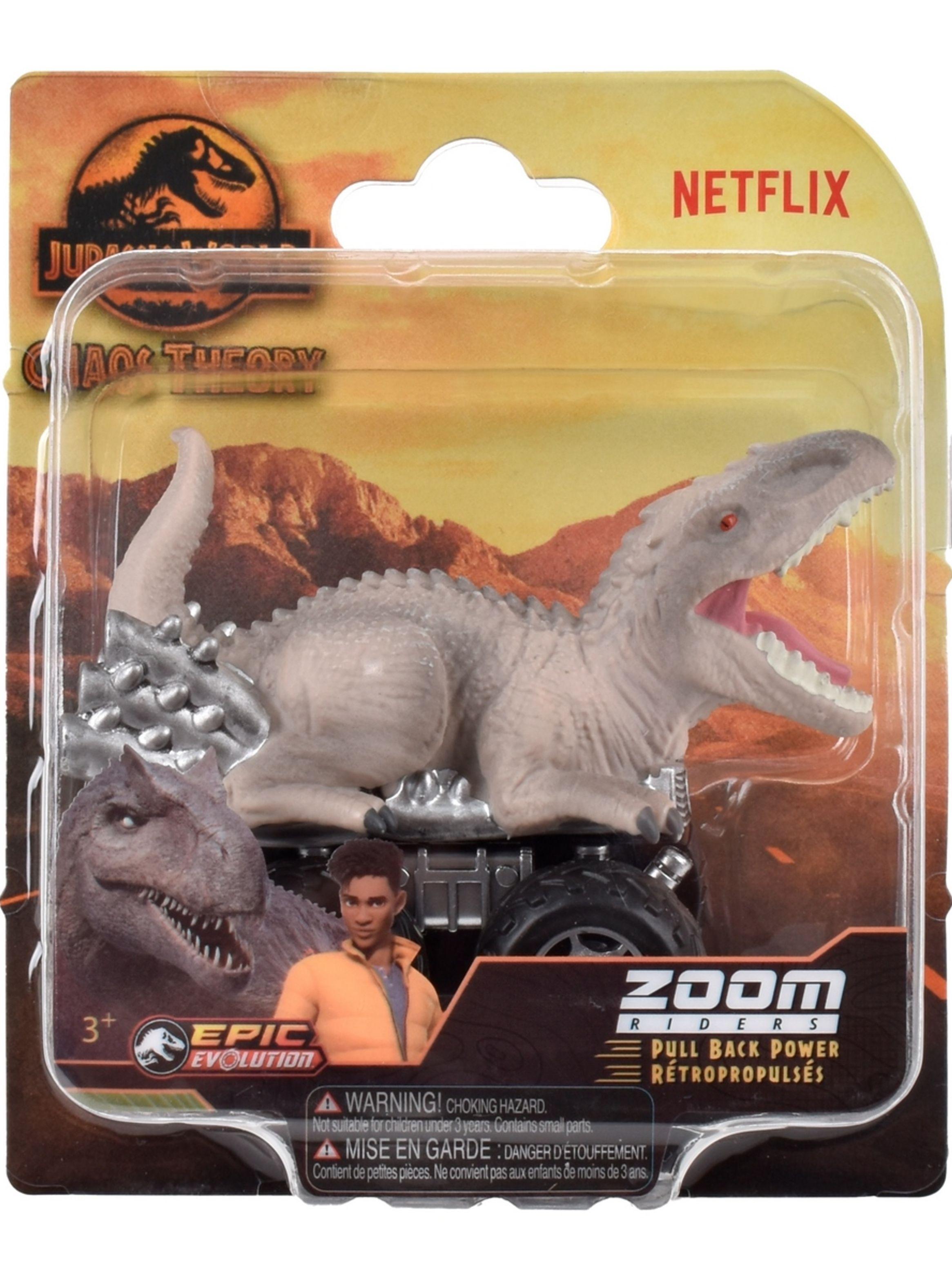 DINOSAURIO VEHÍCULO PULLBACK JURASSIC WORLD - INDOMINUS REX-1