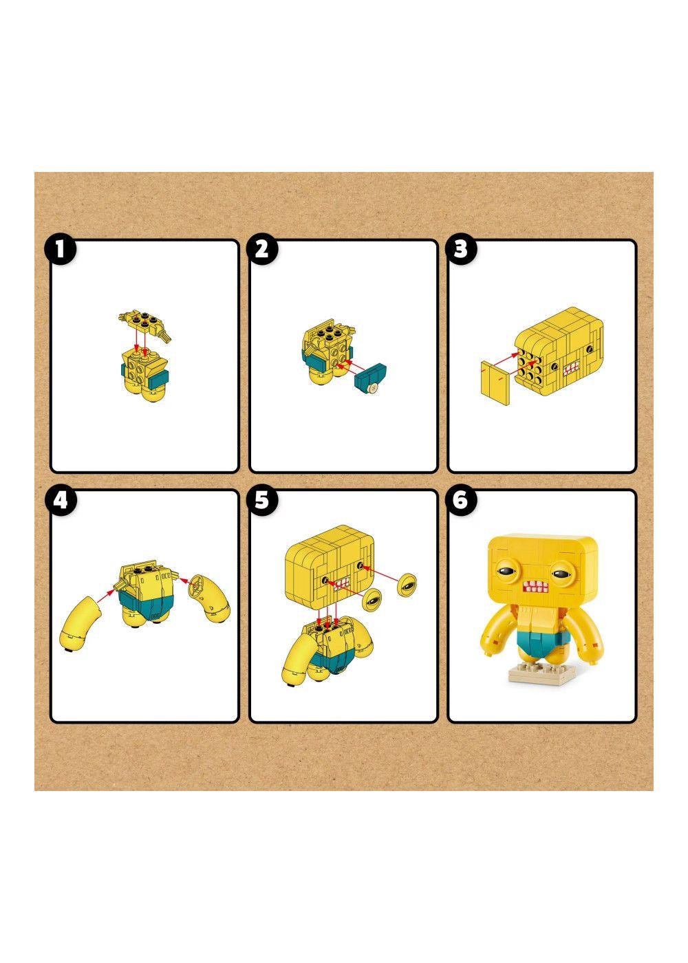 SET BLOQUES PREMIUM FUGGLER MAX - CON DIFERENTES MODELOS DE PIEZAS - AMARILLO-3