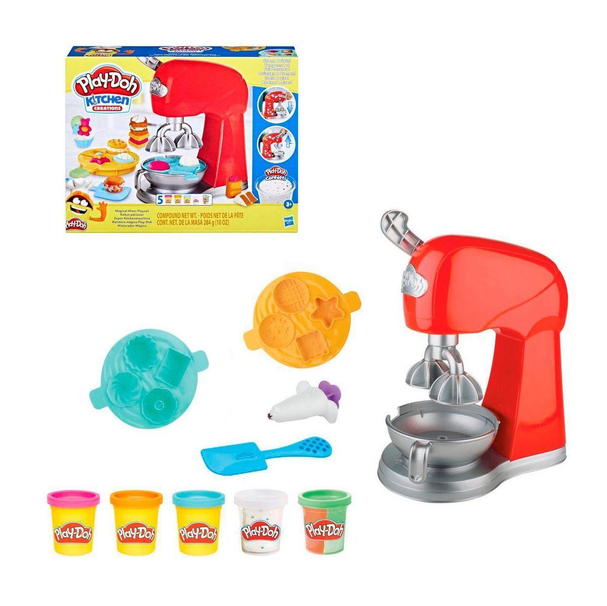 Masas didácticas PLAY DOH batidora mágica kitchen creations-0