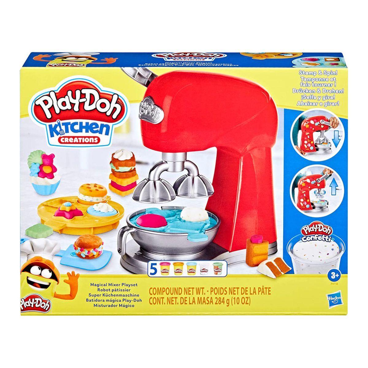 Masas didácticas PLAY DOH batidora mágica kitchen creations-5