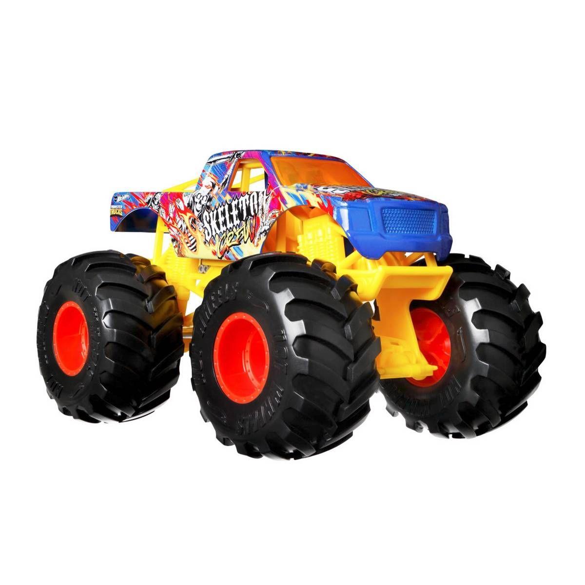 HOT WHEELS MONSTER TRUCKS ESCALA 1:24 - SKELETON CREW-0