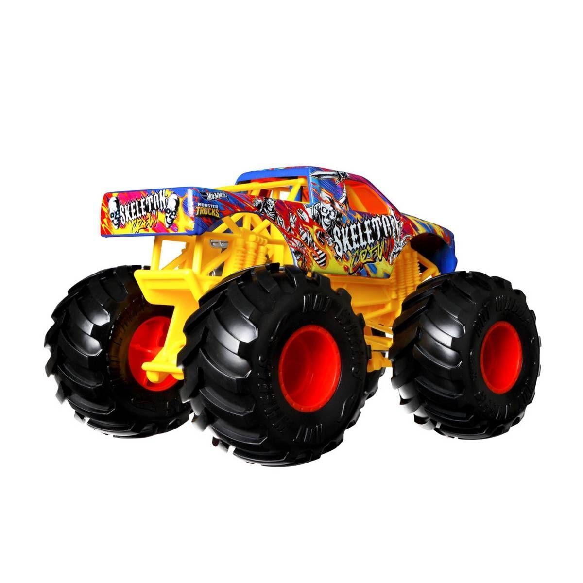 HOT WHEELS MONSTER TRUCKS ESCALA 1:24 - SKELETON CREW-1