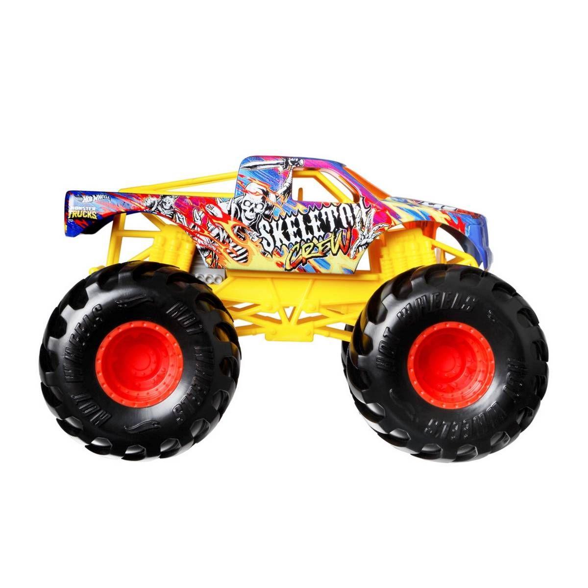 HOT WHEELS MONSTER TRUCKS ESCALA 1:24 - SKELETON CREW-2