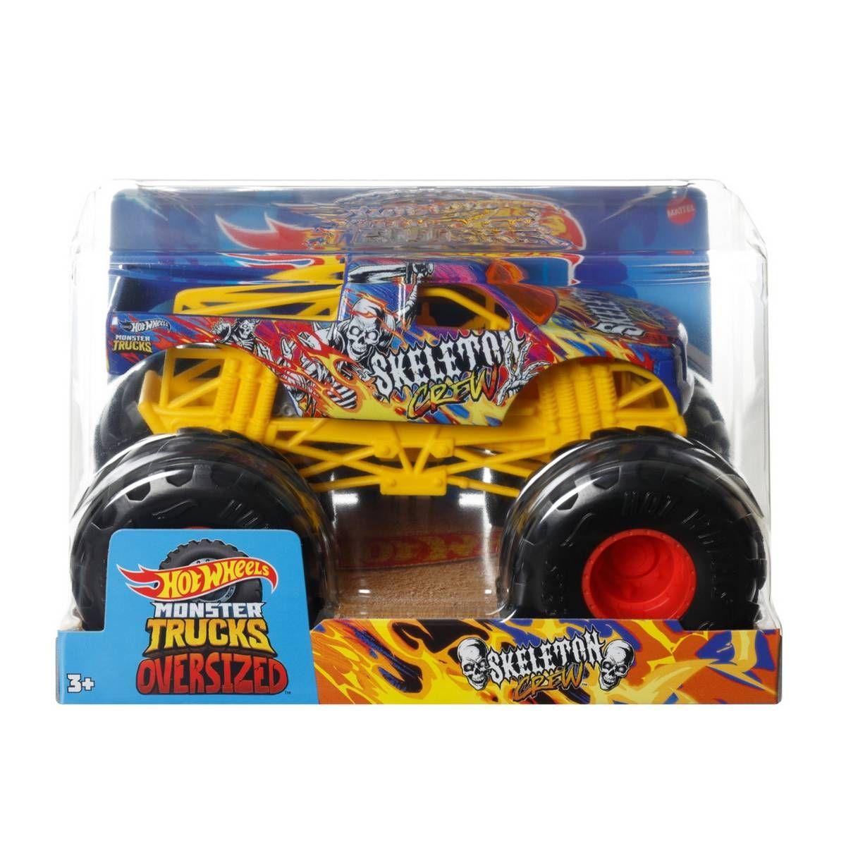 HOT WHEELS MONSTER TRUCKS ESCALA 1:24 - SKELETON CREW-3