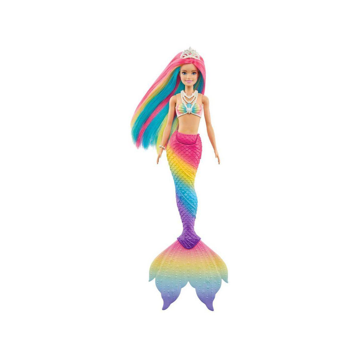 Barbie Dreamtopia Sirena Arcoíris Mágico Mattel-3
