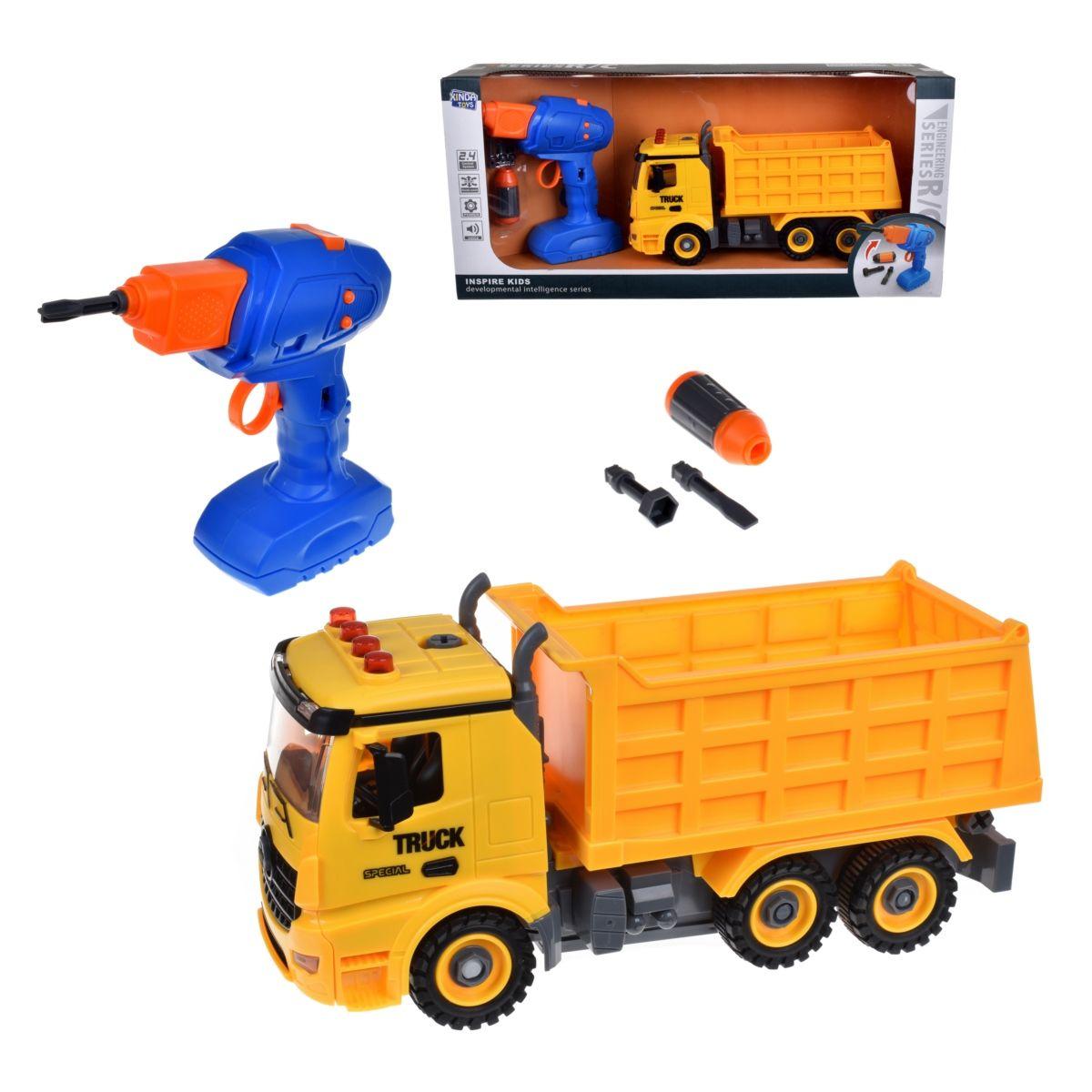 Camion 2 En 1 De 25 Cms: Radio Controlado Y Desarmable Con C-0