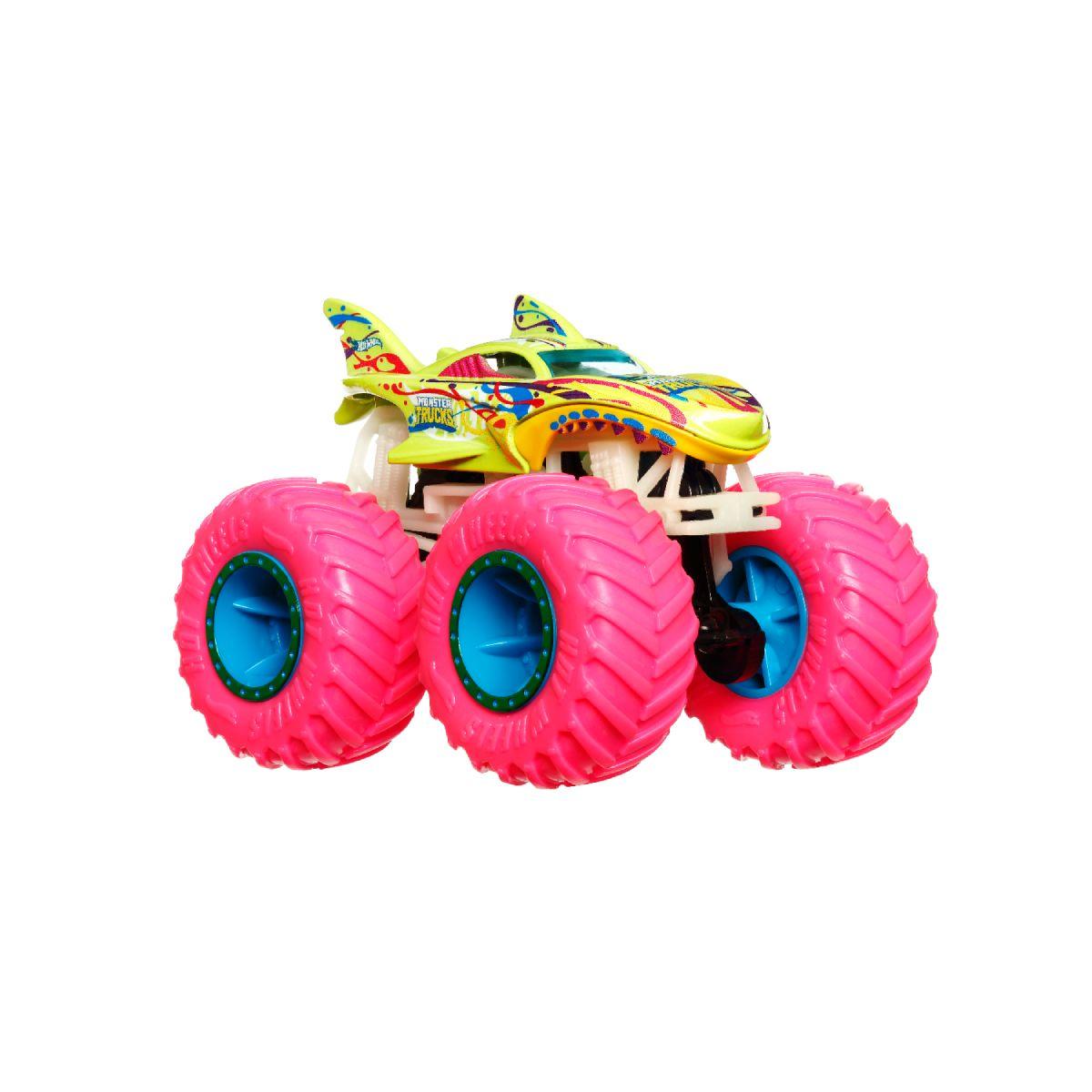 Hot Wheels Monster Trucks Glow 1:64 - Shark Wreak-1